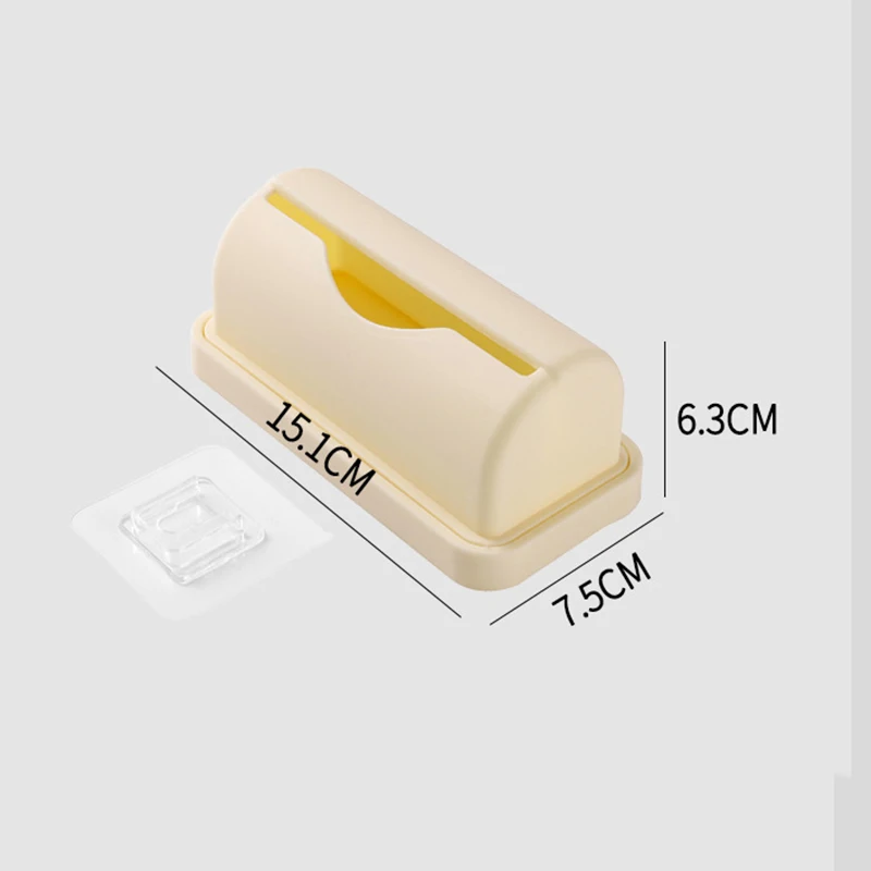 Toilet garbage bag storage box, no punching, simple wall mounted collector, kitchen pull-out sorting garbage box 6