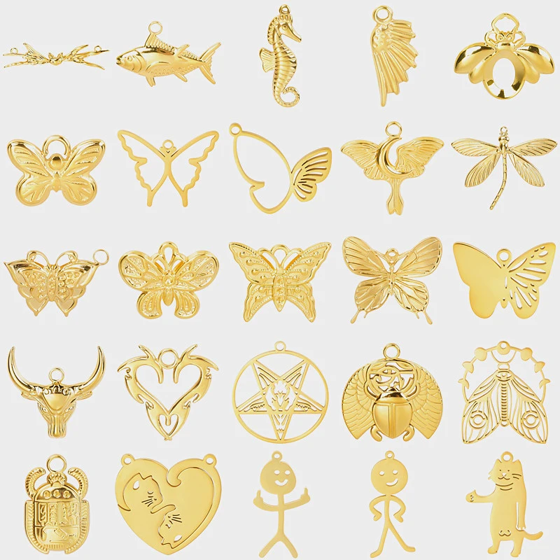 Amuleto De Ojos Chapado En Oro De 18 Qulates, Pequeño Amuleto De Oro