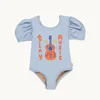 2025 New Girls' Swimsuit Cartoon Cute Little Girl Bikini Baby Boy Swimwear Swimming Vacation Children's Beach Pants Clothing 2