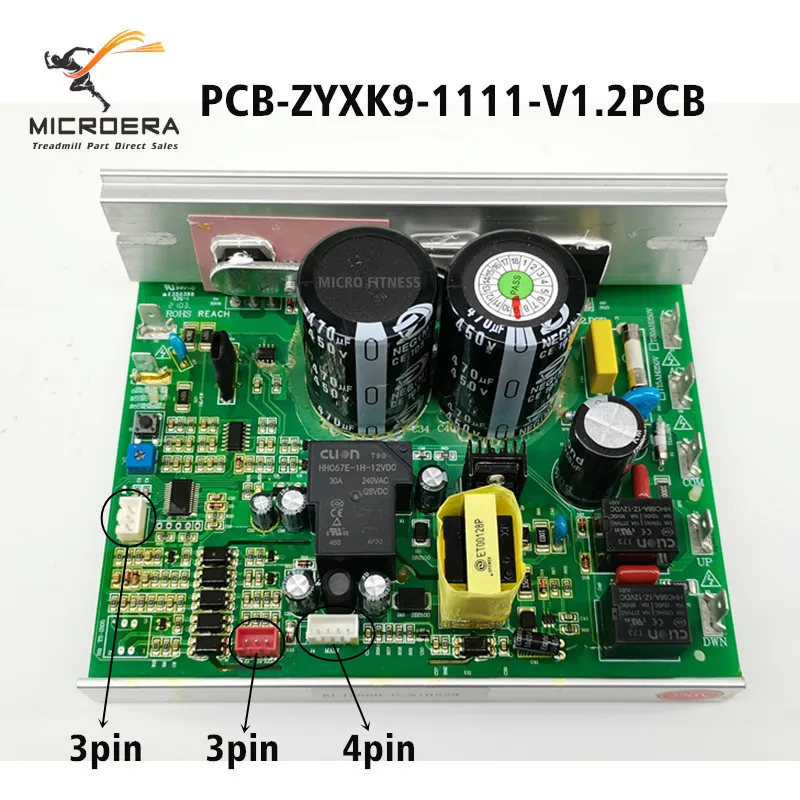 PCB-ZYXK9-1111-V1.2 런닝머신 모터 컨트롤러 제어 보드 PCB ZYXK9 1111 V1.2 PCB 회로 기판 드라이브 패널 전원 보드