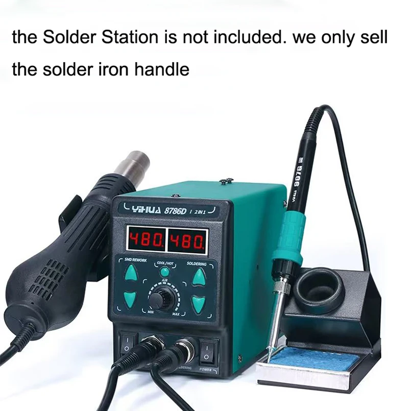YIHUA 907G Soldering Iron Handle 45W 6 Holes For YIHUA 8786D-I Solder Station