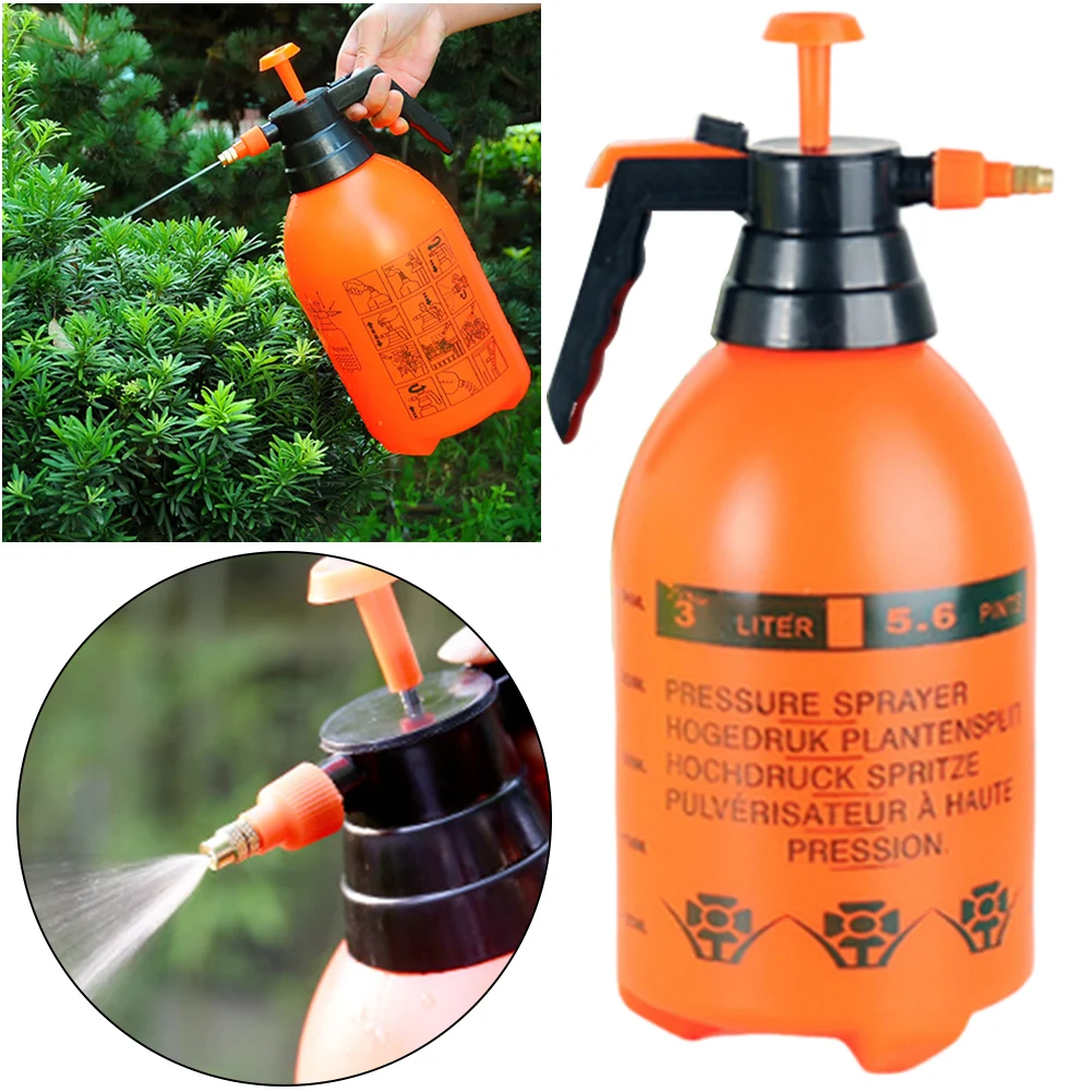 Plastic Manual Pump Garden Sprayer Adjustable Nozzle Water Spray Bottle