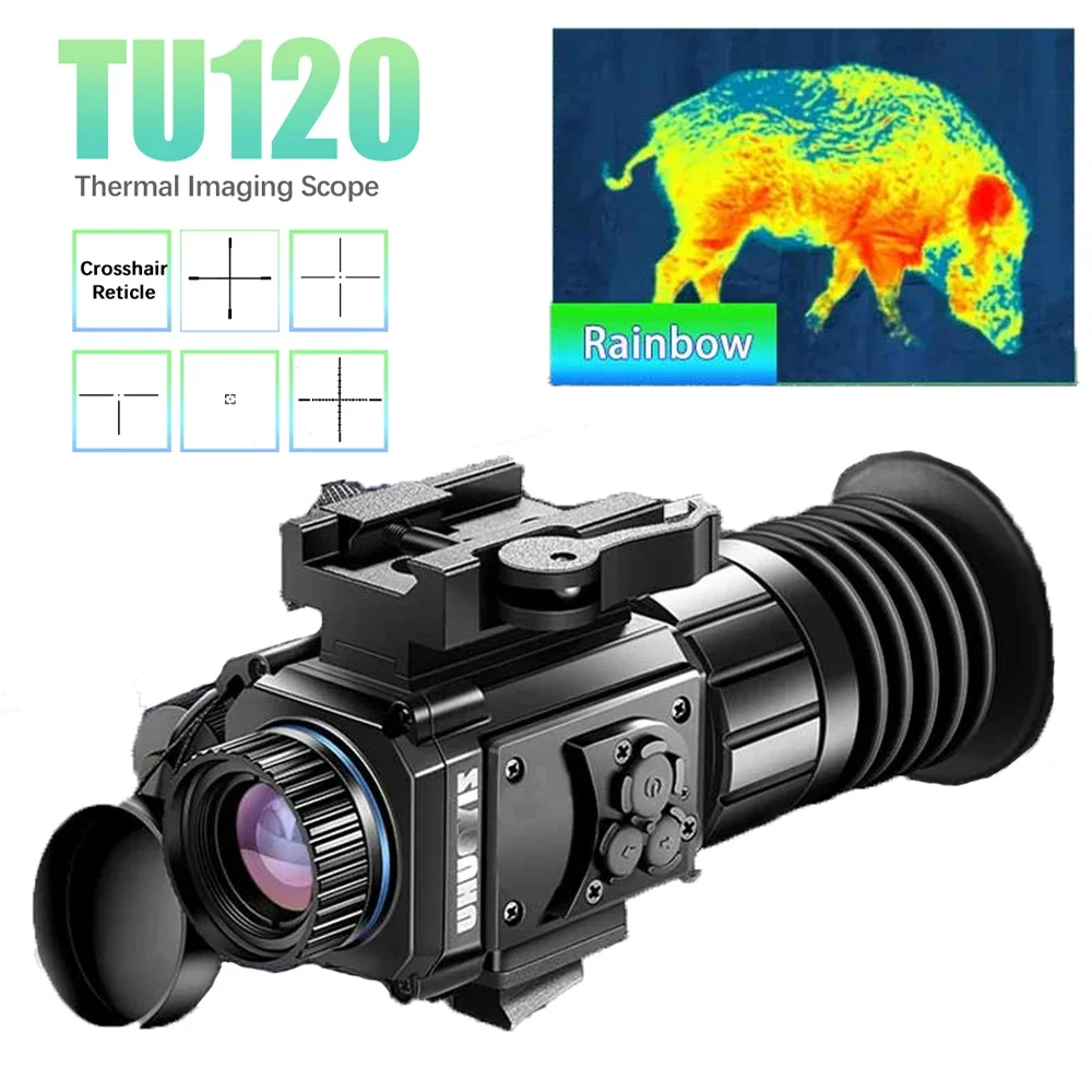 

TU120 Head Mounted Infrared Thermal Monocular Sight Scope Thermal Imaging for Hunting Helmet Riflescope Tactical Reticle