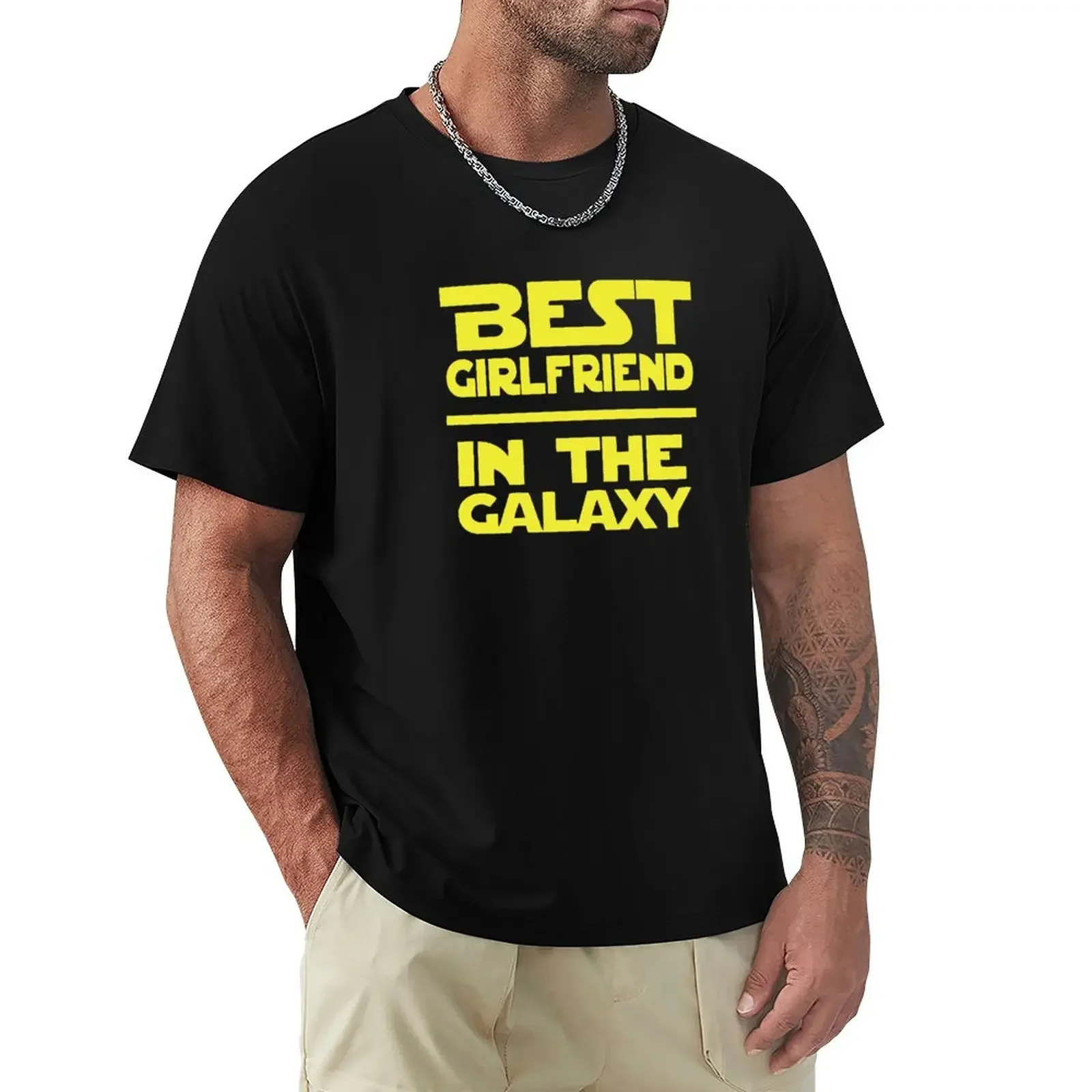

Best Girlfriend in the Galaxy T-Shirt cute clothes sublime animal prinfor boys men workout shirt