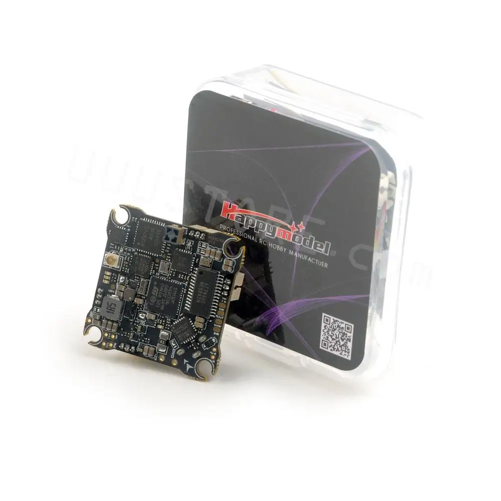 

Happymodel X12 AIO 5in1 1-2S Flight Controller Built-in BLHELIS 12A ESC OPENVTX 400mW for FPV Tinywhoop Toothpick Drone