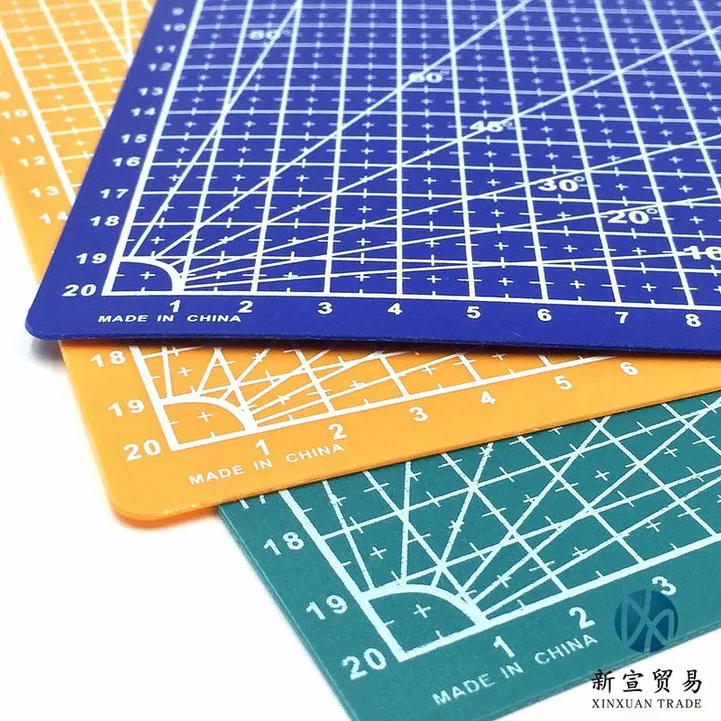 A3 A4 5 PVC Cutting Mat Workbench Patchwork Cut Pad Sewing Manual DIY Knife Engraving Leather Cutting Board Single Side Underlay