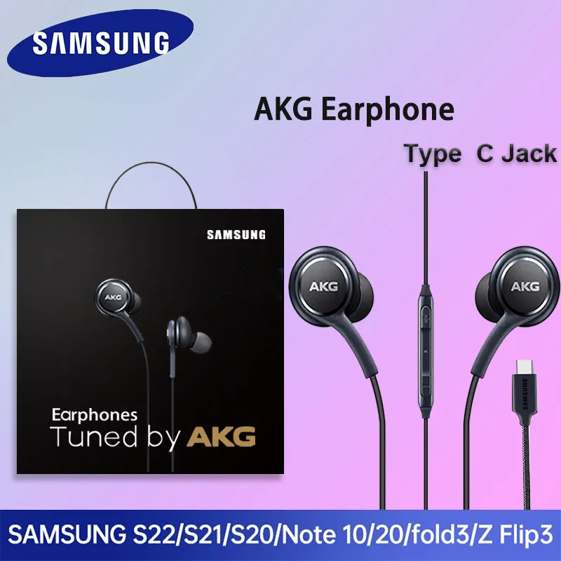 Headsets AKG Headset Earphones Type C Colour BLACK was sold for R85
