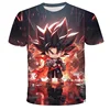 Cartoon Dragon Ball Z Top Kids 3D Print Short Sleeve Anime O Neck T-shirt Tees Children Soft T-shirts Boys' Casual Clothes Tops 4