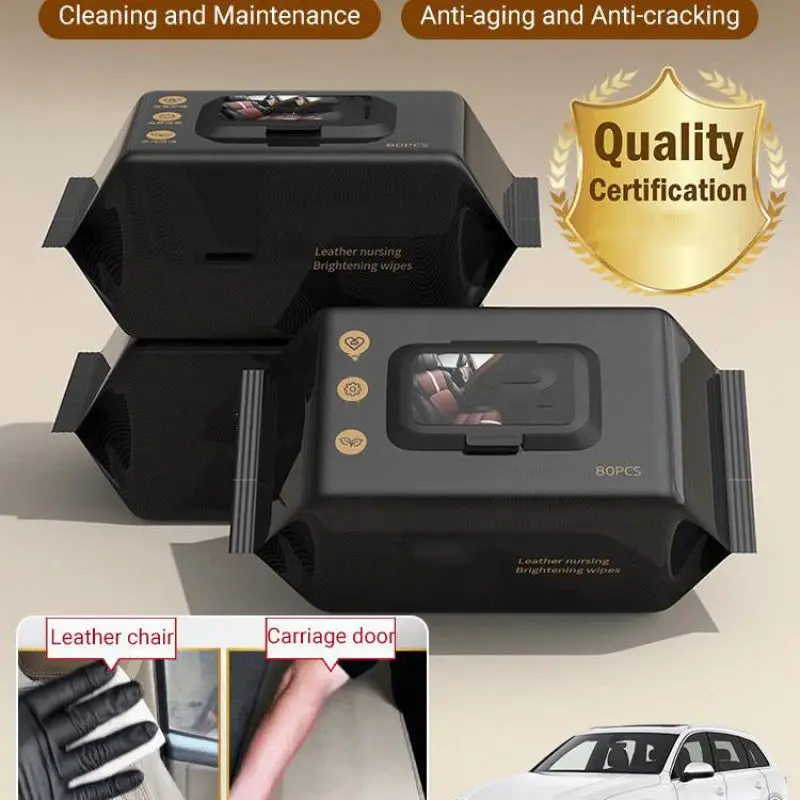

Car Interior Coating Wet Wipes Car Cleaning Products Plastic Leather Restore Auto Polish And Repair Coating Renovator