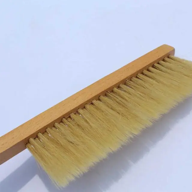 Védhető Kettős Sorú Méhész Söpört Sörték Méhkefe A Méhészek Hosszú Fogantyúja Lágy Tisztító Szerszám Otthon - Image 2