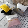 Luxury Sofa Velvet Patchwork Gold Thread Solid Cushions Case 30X50CM Lumbar Pillow 45X45CM Livingroom Bedroom Decorative Pillows 5