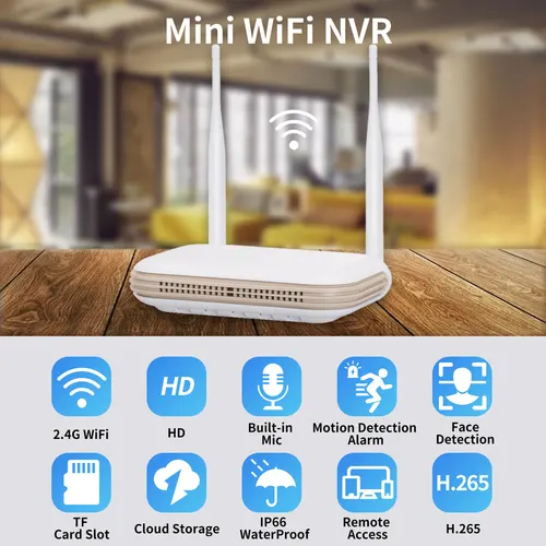 미니 비디오 레코더, 내장 마이크, 사람 얼굴 감지, CCTV 보안 카메라, TF 카드 포함, 와이파이 NVR HD, 3MP, 8CH, 4CH, 5MP, H.265 +, 신제품 2