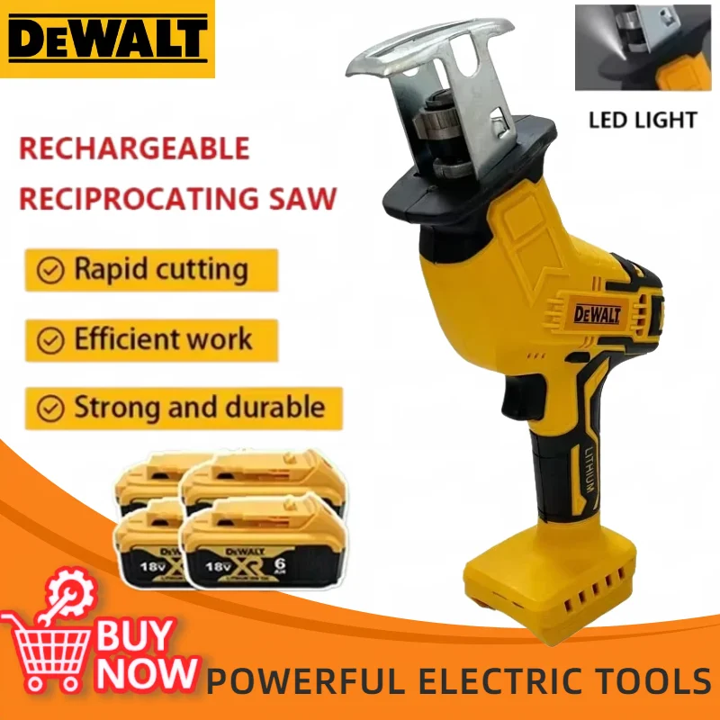 Dewalt Brushless 2800RPM 왕복톱 무선 전기톱 다기능 금속 목재 파이프 절단 톱 전동 공구