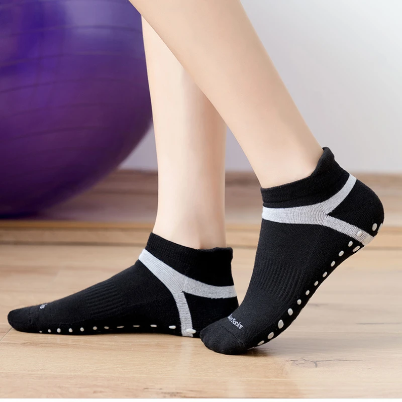 Cotton Breathable Short Yoga Socks Anti-slip Pilates Socks Gym Dance Training Sports Fitness yoga socks