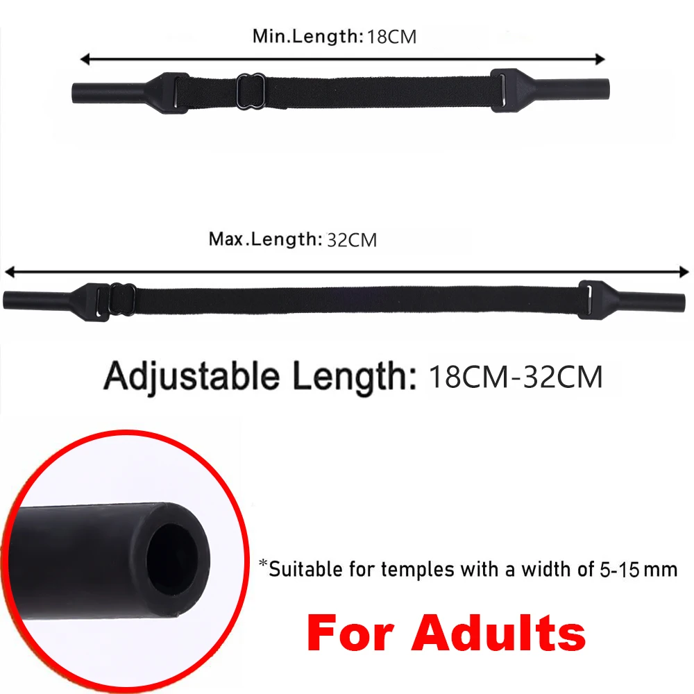 Cinturini Per Occhiali In Silicone - 5 Pezzi Multicolore | Regolabili | Per Sport E Attività All'aperto - Foto 7