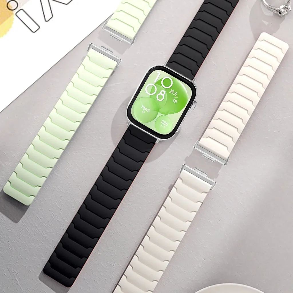 Magnetic Silicone Sports Bracelet Replacement Wristband