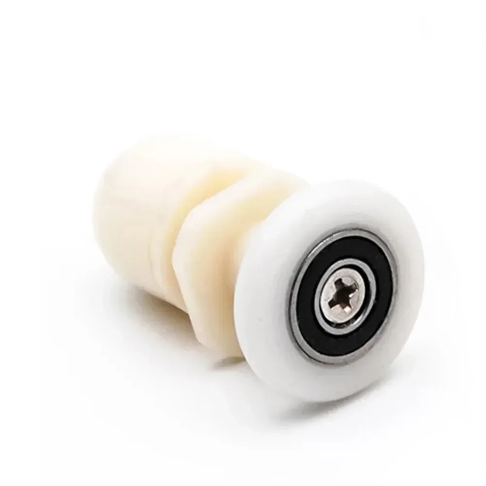4Pc Shower Door Rollers Runners Wheels Pulleys Sliders 19/23/25mm Partiality Glass Bearing Rollers for Sliding Door Pulley Wheel