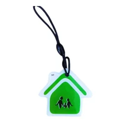Versatile 13.56MHz Rewritable NFC RFID Card & Keychain Tags (Grey)
