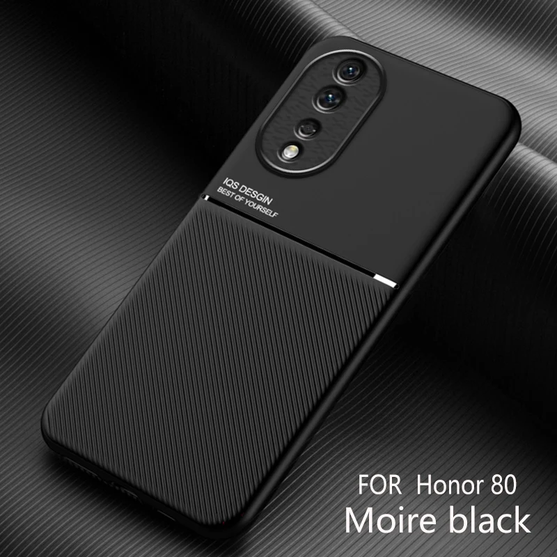 Shockproof Leather Silicone Case with Magnetic Car Holder