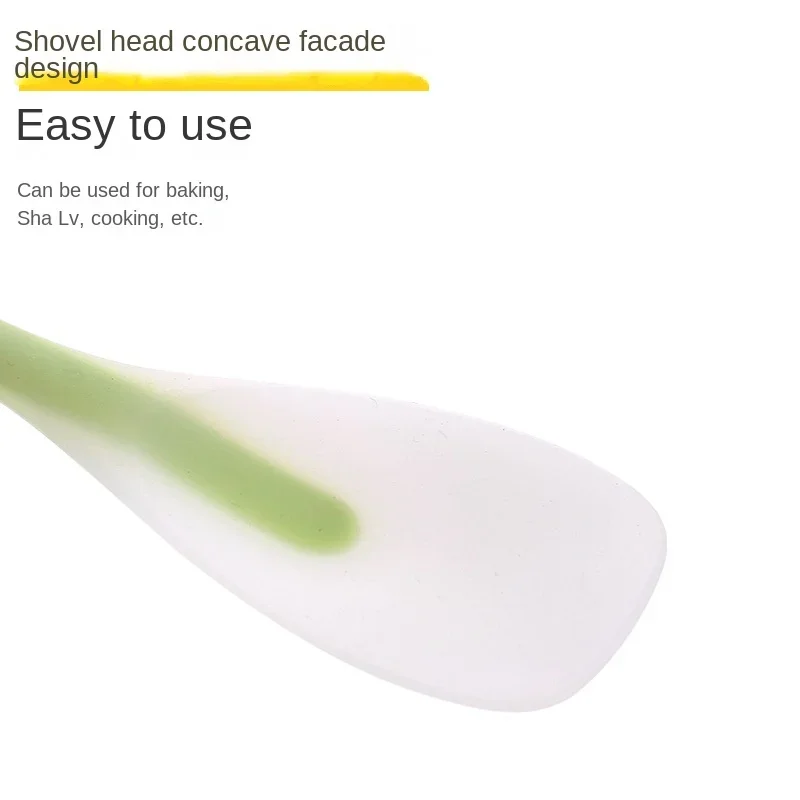 Silicone Spatula 1pc Silicone Non-stick Pot All-in-one Duck Tongue Salad Cooking Shovel Butter Butter Shovel