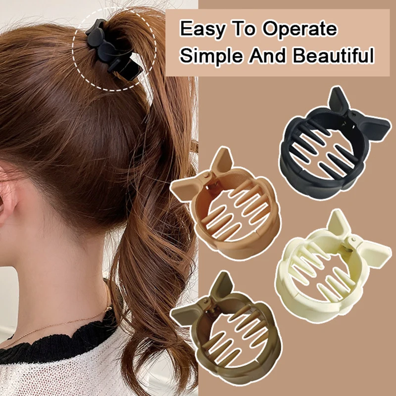 

High Ponytail Claw Clip for Female, Fixed Artifact, Catch Clip, Back Head Clip, Headdress, Small Hair Clip, Shark Clip,Hairpin