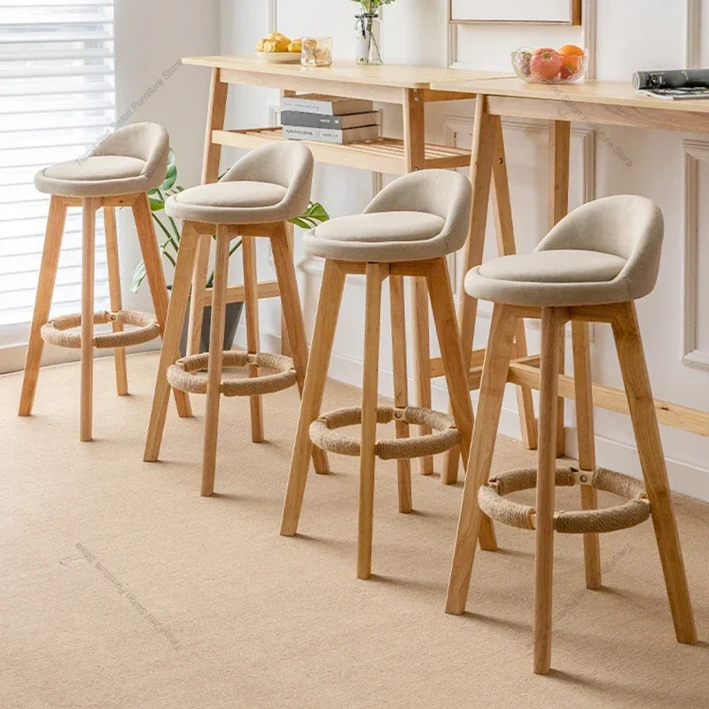 Relax Nordic Bar Chairs High Stool Luxury Vintage Reception Bar