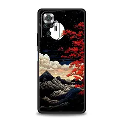 Soft TPU Phone Case with Landscape Art Design for Redmi Note 14 Pro5G (A1)