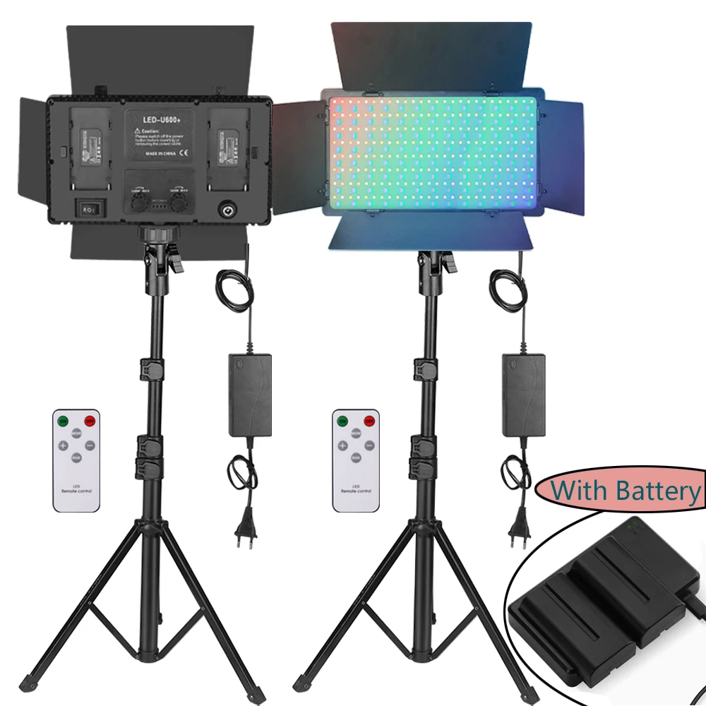 U800 RGB Photo Light LED Photo Studio Light Camera Phone Video Recroding RGB Panel Lamp LED Vdieo Light for YOUTUBE Tiktok LIVE