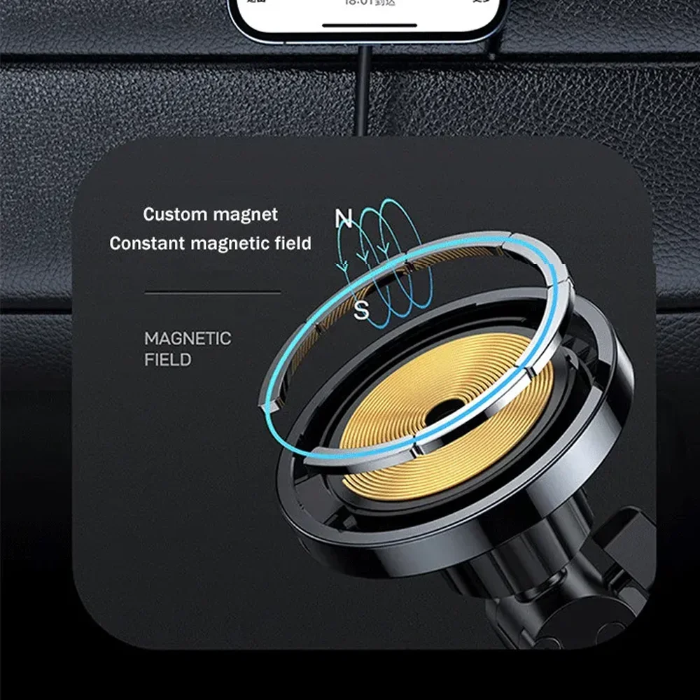 Car Phone Holder for Toyota C-HR CHR AX10 AX50 ~ Magnetic GPS Clip Support Base Wireless Charging Accessorie iPhone