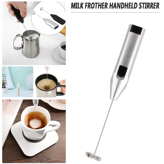 Electric Milk Frother Mixer Portable Handheld Foamer Chocolate Coffee  Stirrer Household Blender Kitchen Supplies Blue - AliExpress
