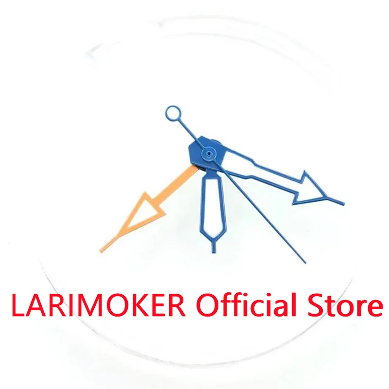 LARIMOKER Hand Armaturen Grün Leuchtende Pointer für GMT Uhren NH34 Bewegung – Detail 20