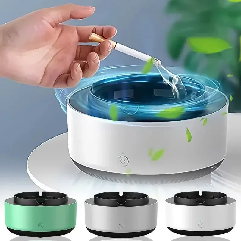 Portable Ashtray Anti-odor Anti-smoke Smoke Air Purifier Smokeless Home Gadgets Smoking Accessories