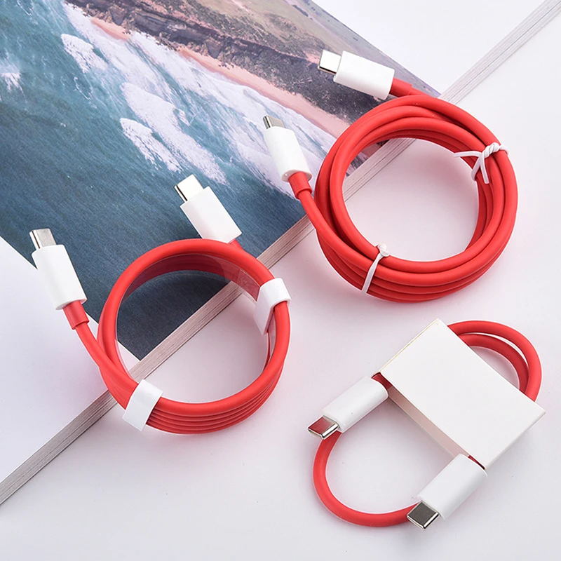 65W Per Oneplus 7T 8T 8 9 10 Pro 9R Nord 2T Ce 5G Warp Charge Type-C Dash Cable 6A Pd Ricarica Rapida One Plus Ace Racing 1/1.5/2M