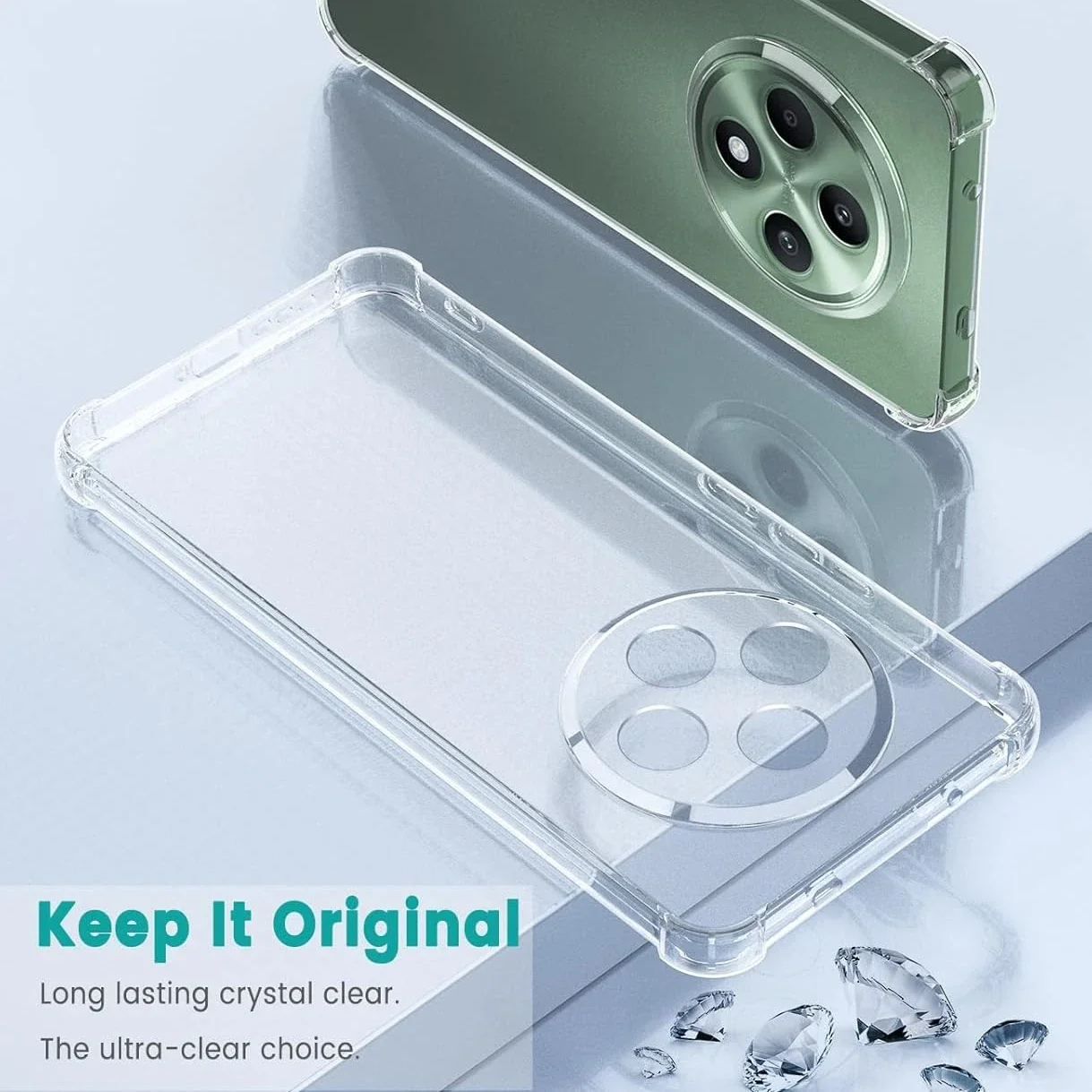 Shockproof Clear TPU Protective Case