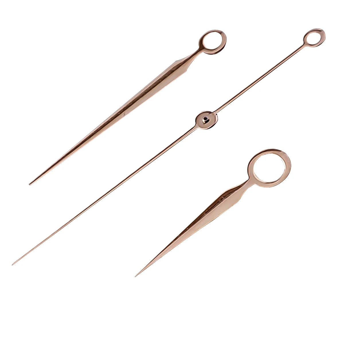 Elegant Gold, Silver & Rose Gold Watch Hands - Premium Accessory