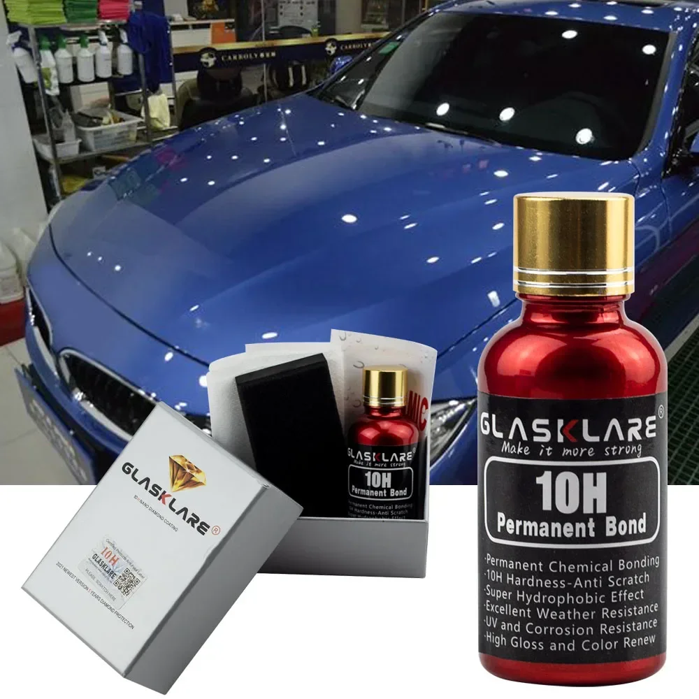 Car Paint Protection 10H Ceramics for Car Polish Liquid Ceramic Coat Hydrophobic Glass Coating Paint Protective Foil Care Anti-scratch Auto Detailing