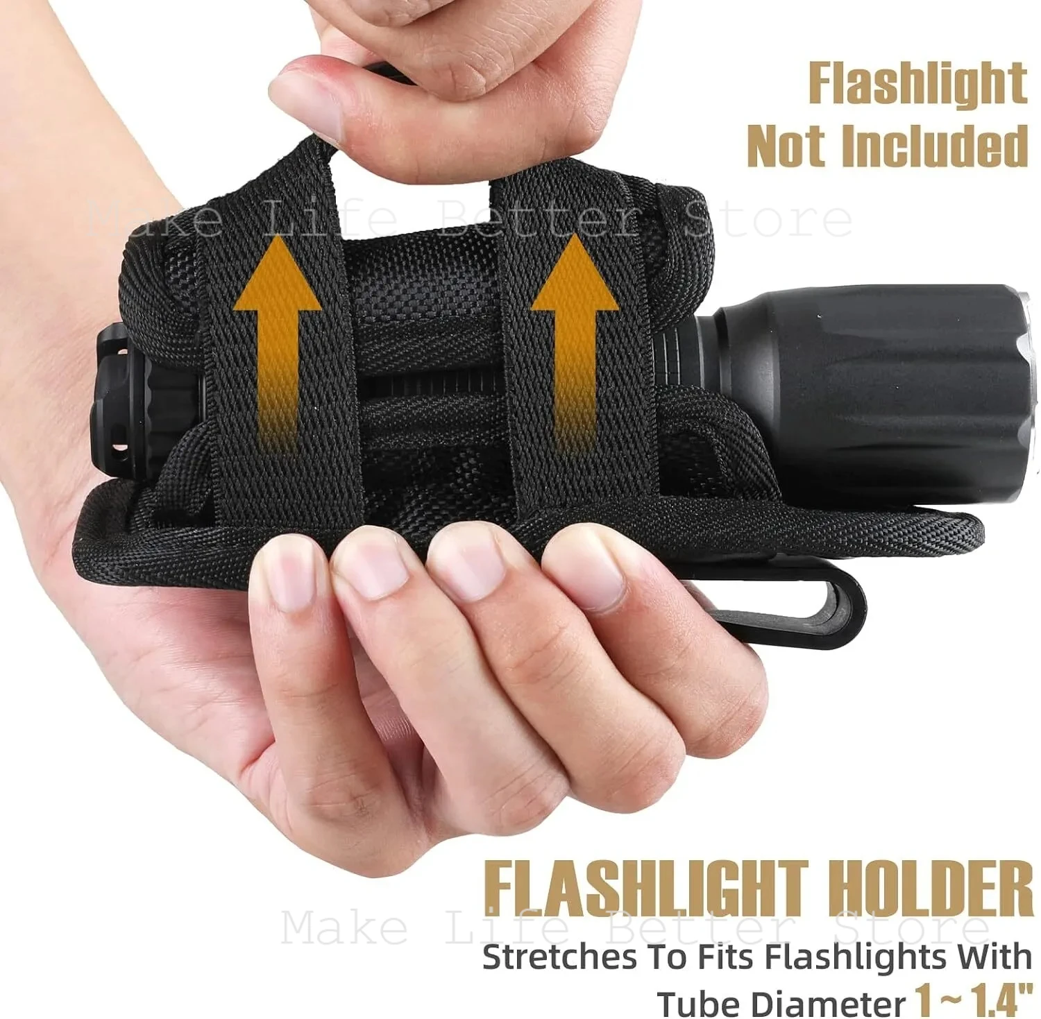 Outdoor Tactical Flashlight Pouch Holster Molle Belt 360 Degrees Rotatable Torch Case Holder Tactical Military Equipment