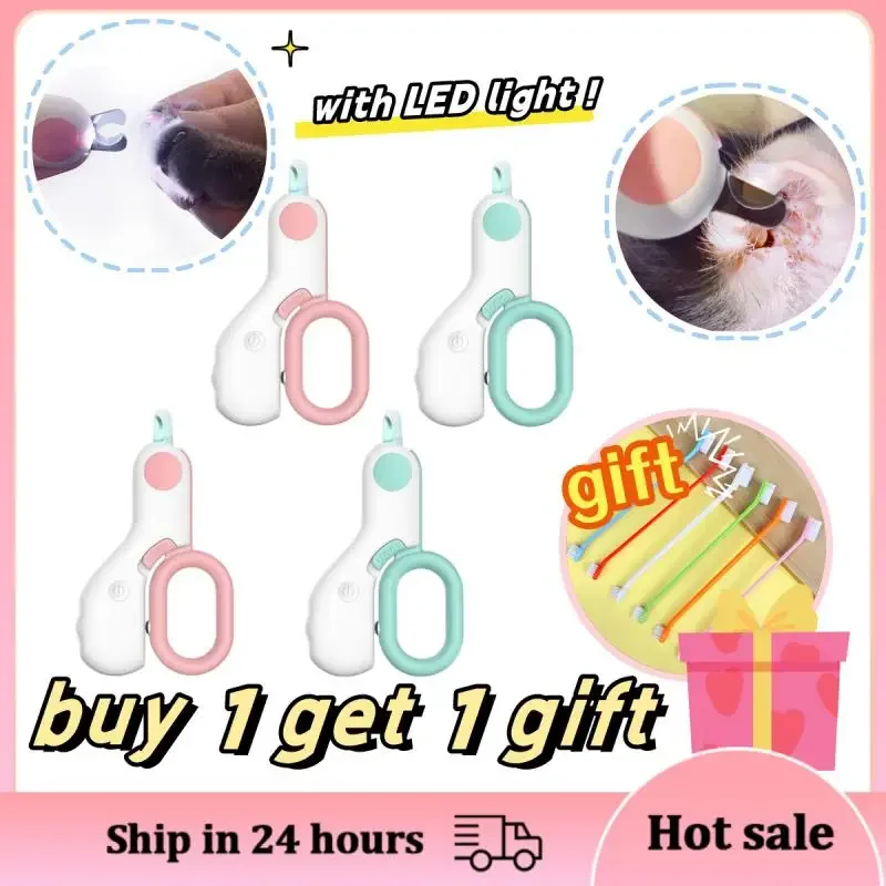 

Professional Mini Pet Nail Clipper LED Light Cat Dog Nail Clipper Pet Nail Clippers For Small Dogs Cats Scissors Dog Accessories