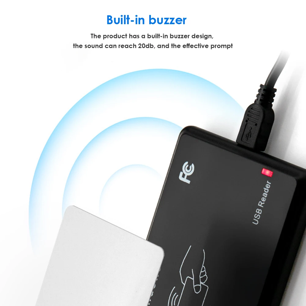 Smart RFID Card Reader 125KHz 13.56MHz ID IC Dual Frequency Access Control Encry