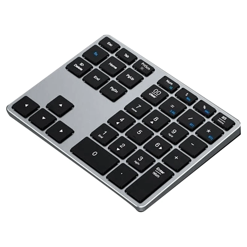 1 Set 35 Tasti Tastierino Numerico Portatile Sottile Bluetooth Numpad Per Laptop, Mac,Pc, Desktop