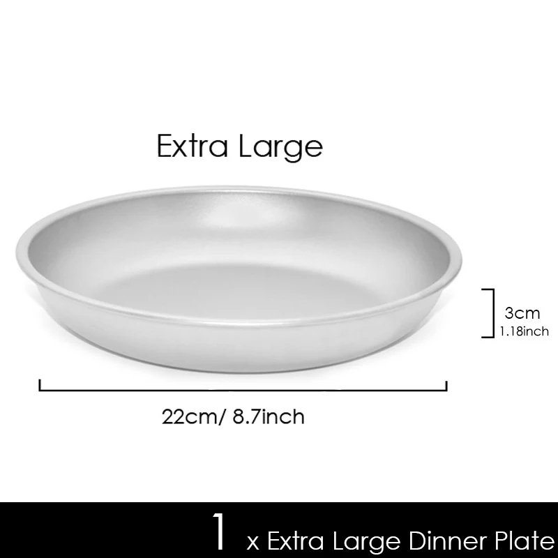 Titanium camping plate set Camping Equipment Cooking Camping Boutique