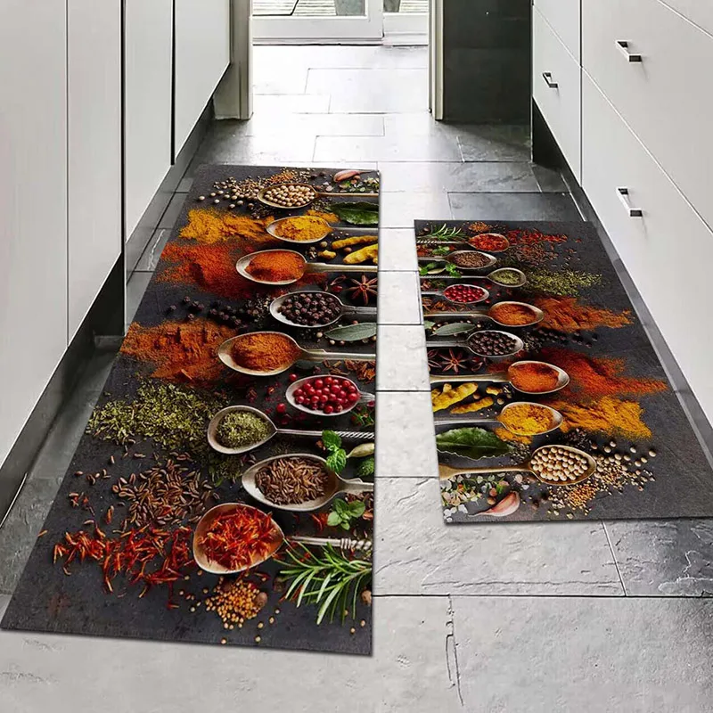 Modern Kitchen Mat Home Entrance Doormat Hallway Bedroom Living Room Decoration Floor Carpet Balcony Bathroom Anti-Slip Long Rug BEST SELLERS