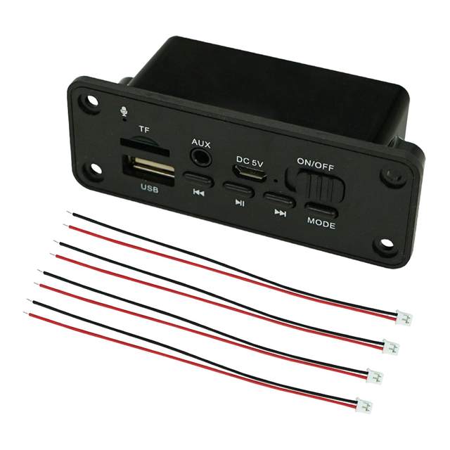 Portable Bluetooth 5.0 MP3 Player Decoding Board Control Player for Laptop