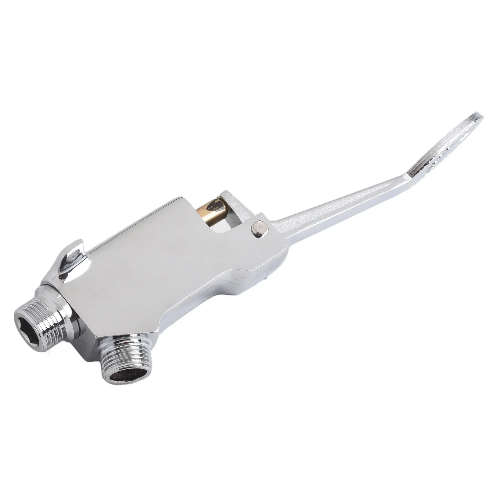 1x Bathroom Sink Faucet Floor Foot Pedal Control Switch Copper Bathroom Faucet Pedal Faucet Basin Foot Valve 4
