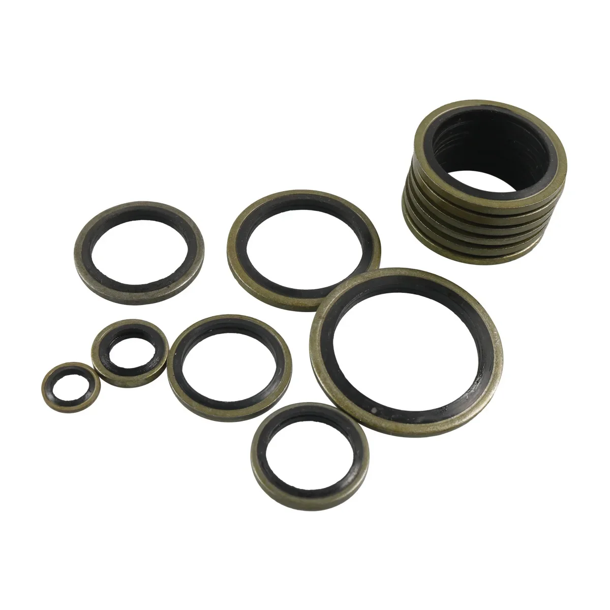 110PCS Universal Rubber O-Ring Assortment Set Gasket Automotive Seal SAE Kit