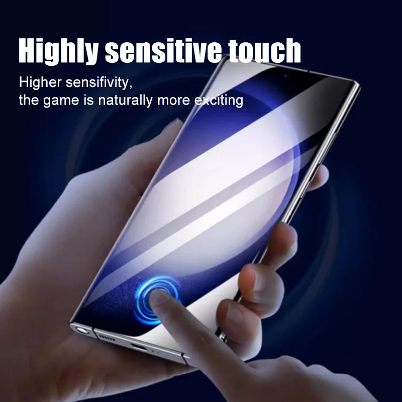 Película de hidrogel para Samsung Galaxy, protector de pantalla de teléfono, no Cristal, antiluz azul, S23, S22, S21 Ultra, S20 FE, S10, S9, S8 Plus, 6 unidades