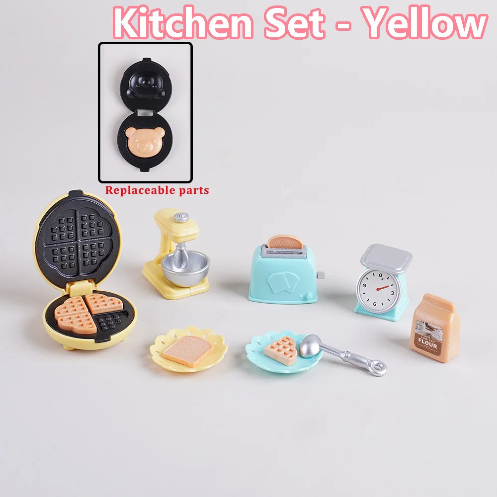 Miniature Kitchen Cooking Set - Dollhouse Pretend Play Toy & Child's Gift