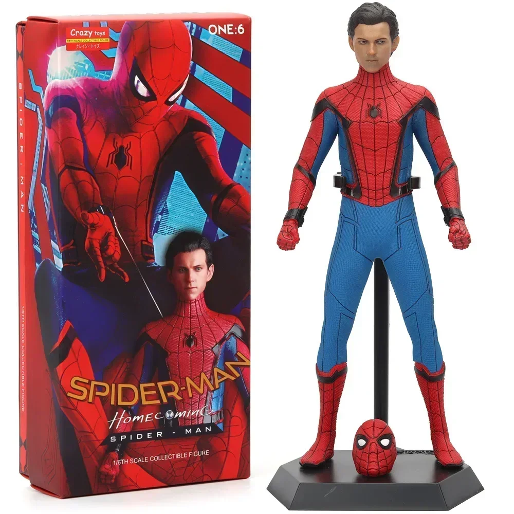 thumbnail image 1 of Figuras de Anime Iron Man Spiderman Mk46 a escala 1/6, nuevas de 30 cm, modelo de PVC de Marvel The Avengers Scarlet, adornos coleccionables, juguetes, regalos divertidos, 1 of 5