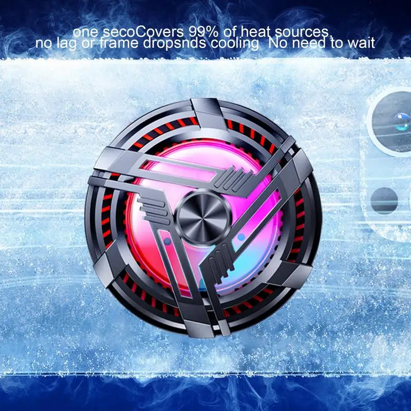 휴대폰 라디에이터 마그네틱 쿨러, 반도체 RGB 조명, 냉각 칩, 범용 백 클립, 휴대폰 아이폰용 Macc