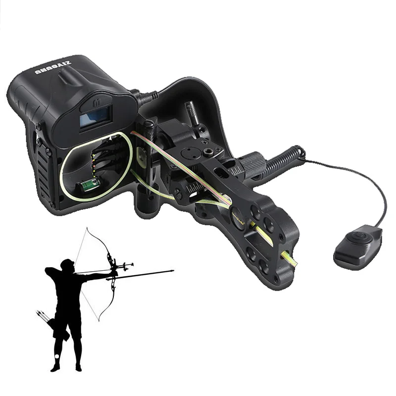 NewArcheryLaserRangefinderRealTimeFivePinFastAdjustmentSightRangingBowAimingRange